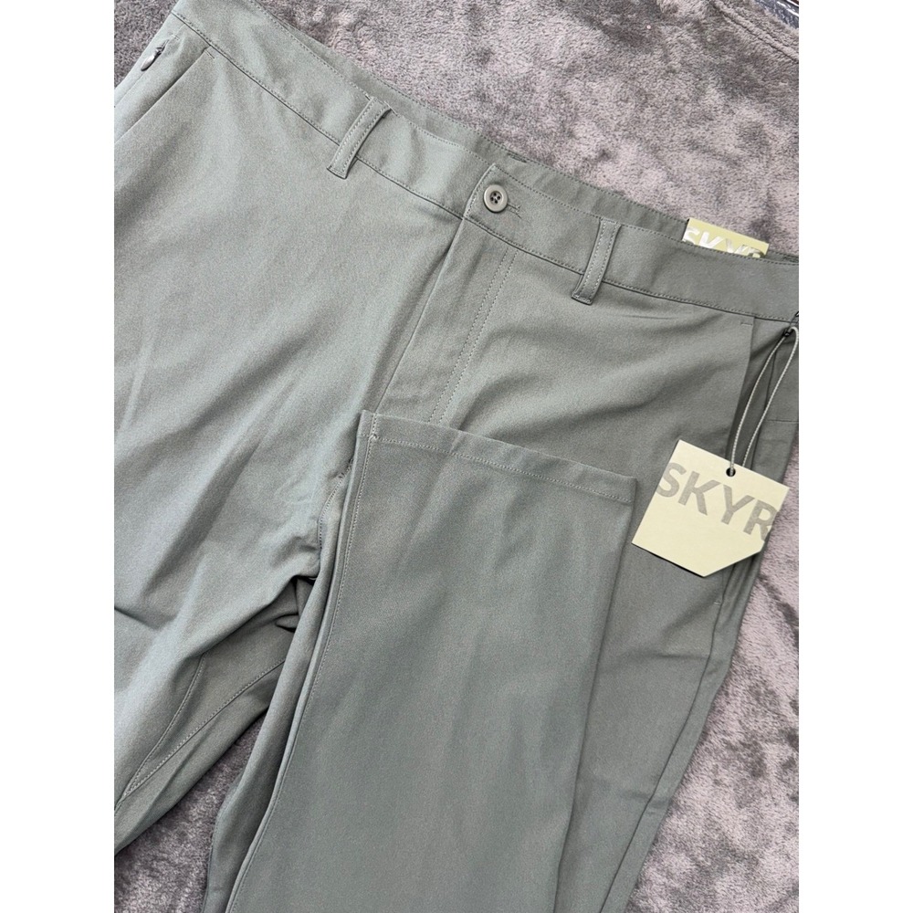 SKYR Mens‎ Pants 34x32 Green Casual Chinos Trousers